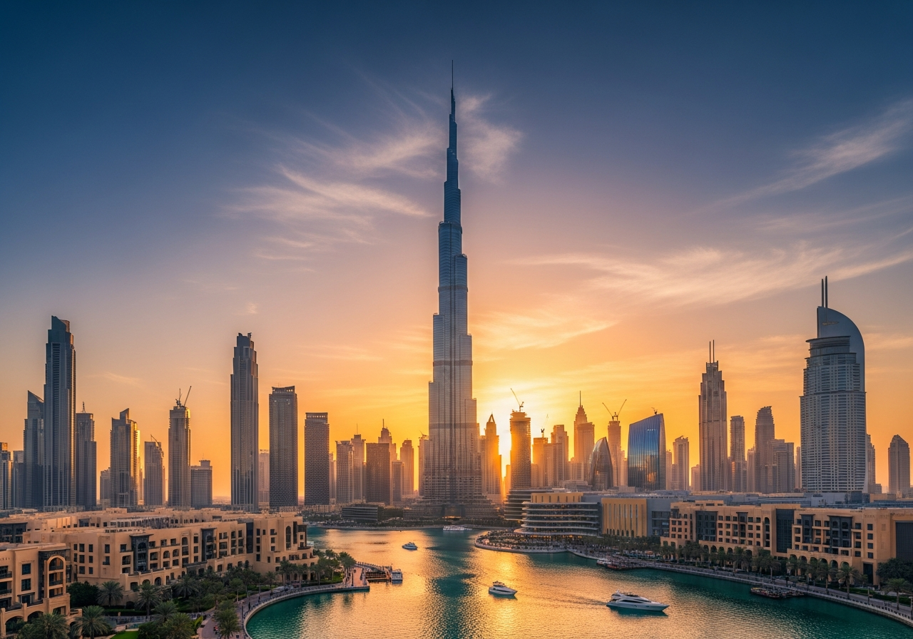 Beautiful scenery in United Arab Emirates